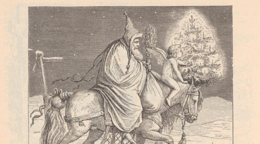 Святой николай - православный мир празднует его рождество. Крампус — темный спутник Святого Николая