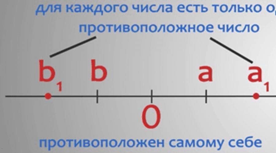 Число противоположное самому себе