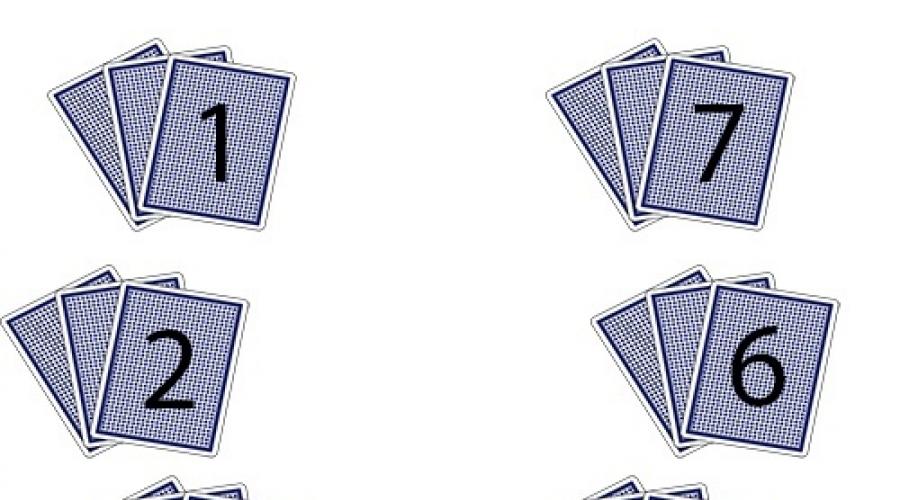 Главные правила гаданий на игральных картах. ♧ значение соседних карт для масти трефы